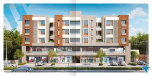 Elevation of real estate project Avadhh Atria located at Atladara, Vadodara, Gujarat