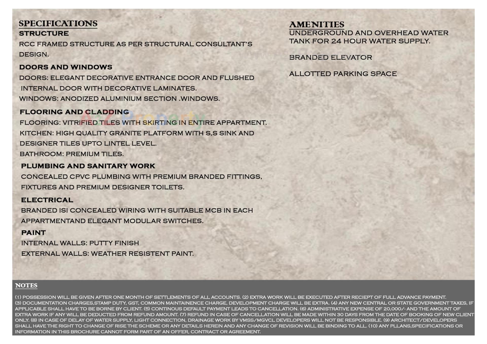  of real estate project Avyaay located at Tandalja, Vadodara, Gujarat