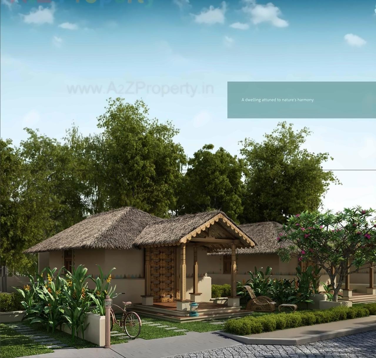 3D Elevation of real estate project Back To Heaven located at Chadsad, Vadodara, Gujarat