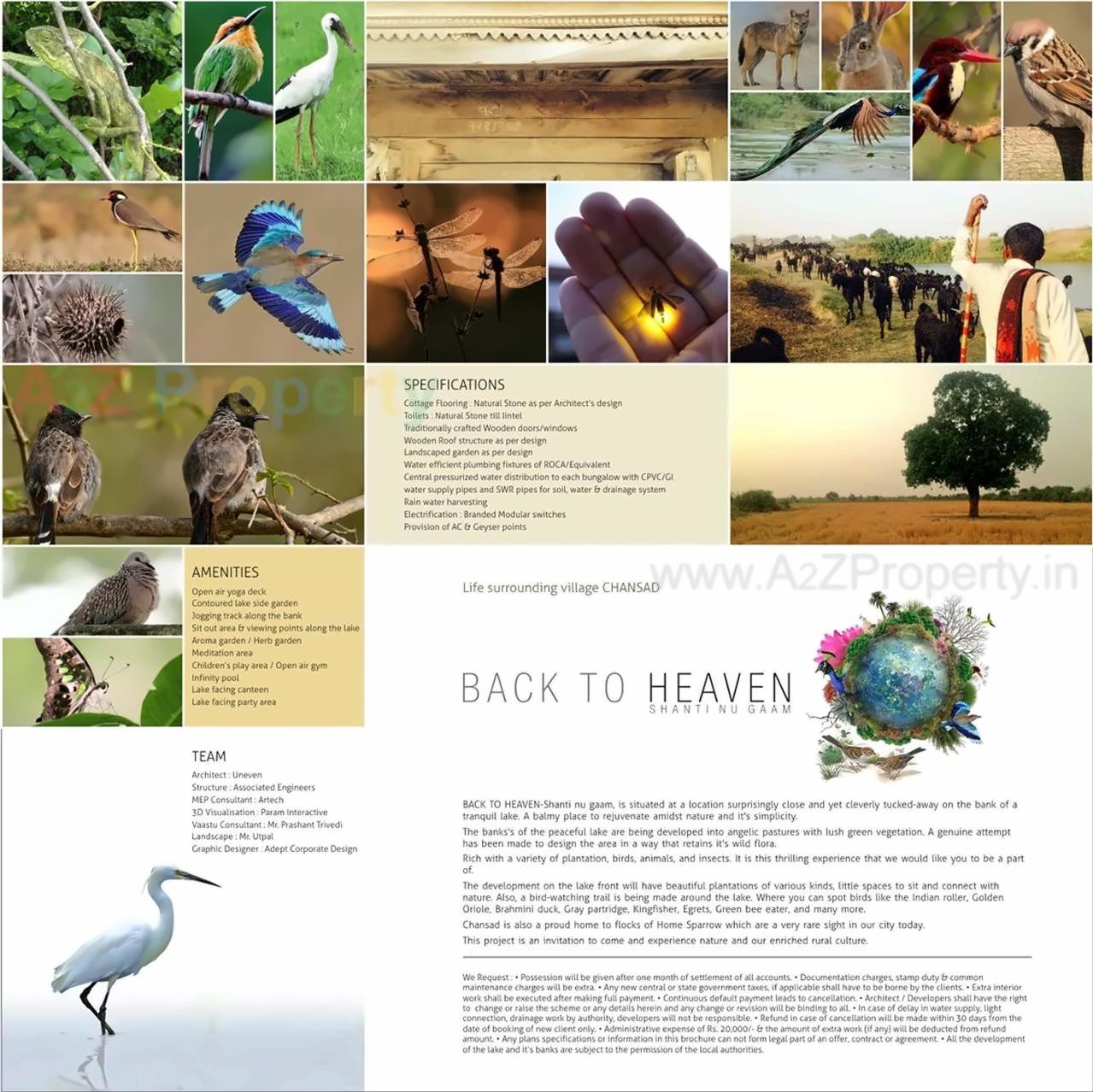  of real estate project Back To Heaven located at Chadsad, Vadodara, Gujarat