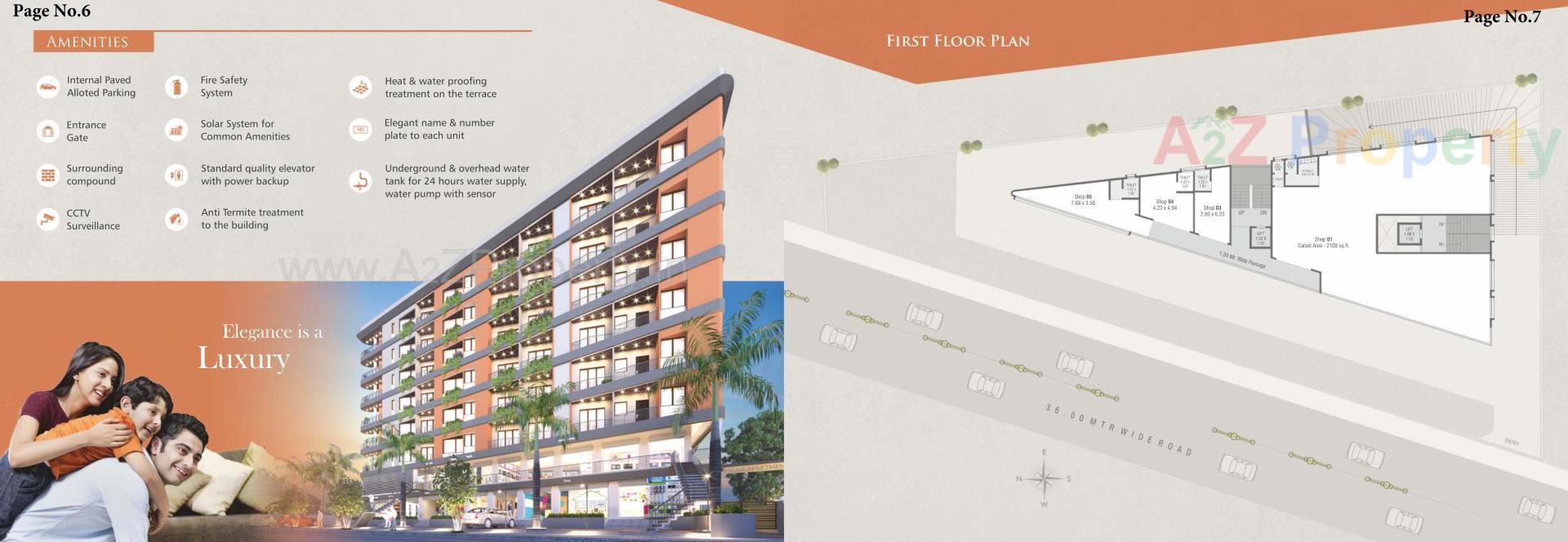  of real estate project Balaji Apartment located at Manjalpur, Vadodara, Gujarat