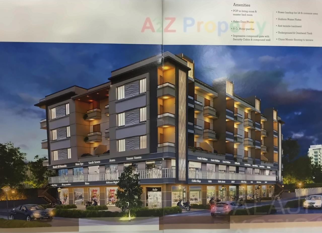 3D Elevation of real estate project Balaji Exotica located at Nizampura, Vadodara, Gujarat