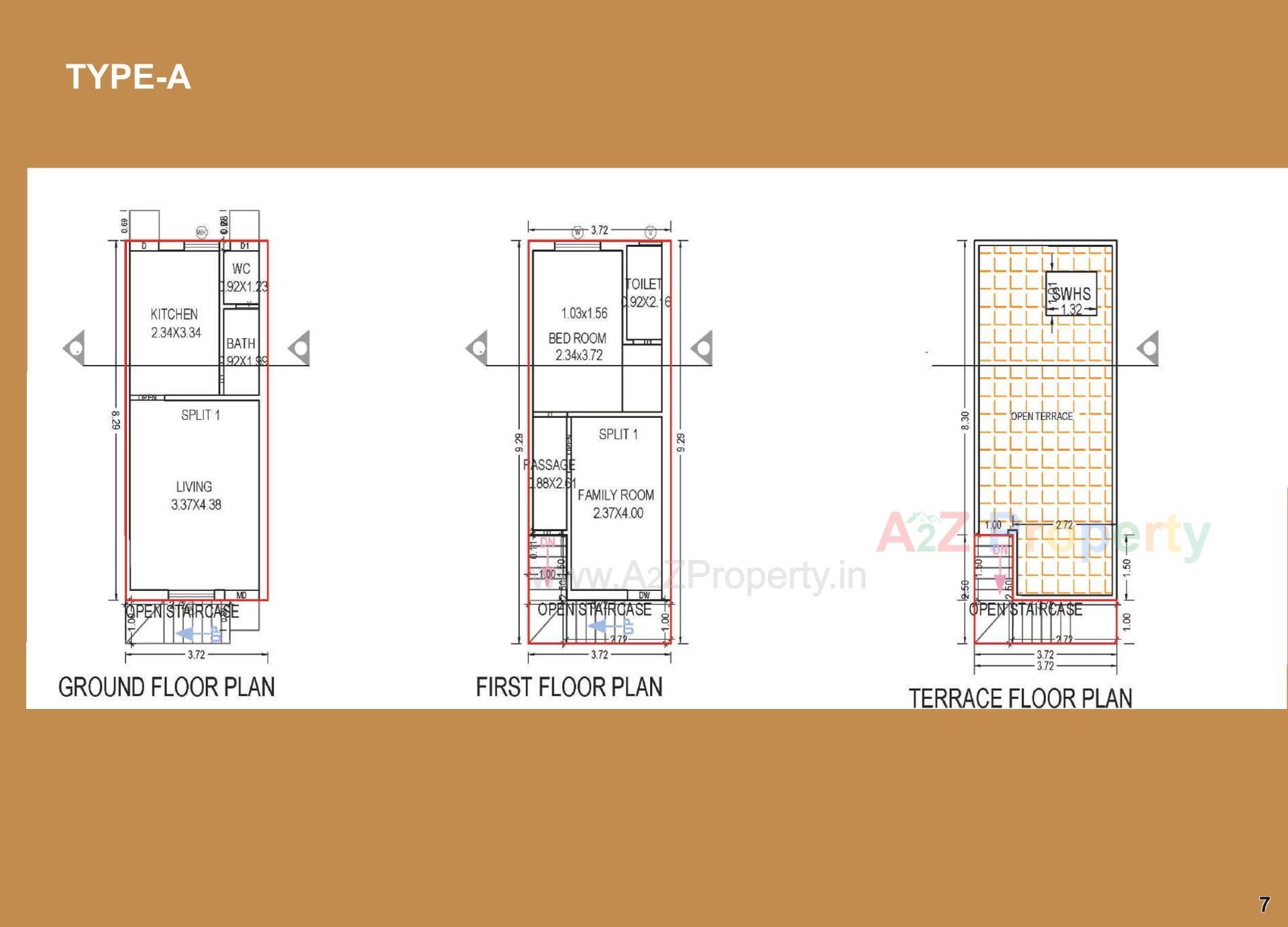 Layout of real estate project Balaji Nandan located at Waghodiya, Vadodara, Gujarat