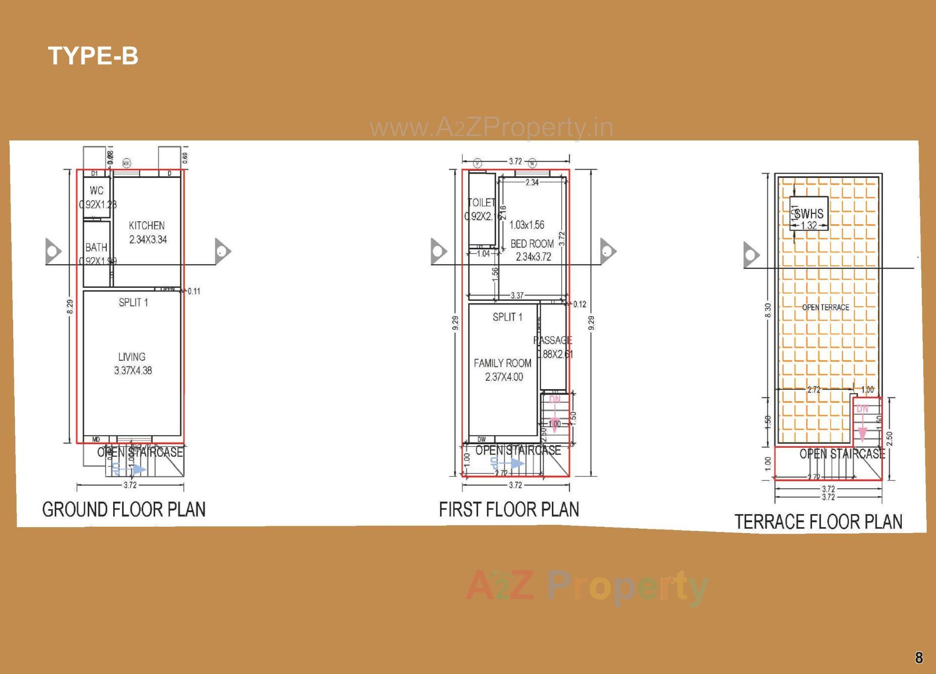 Layout of real estate project Balaji Nandan located at Waghodiya, Vadodara, Gujarat