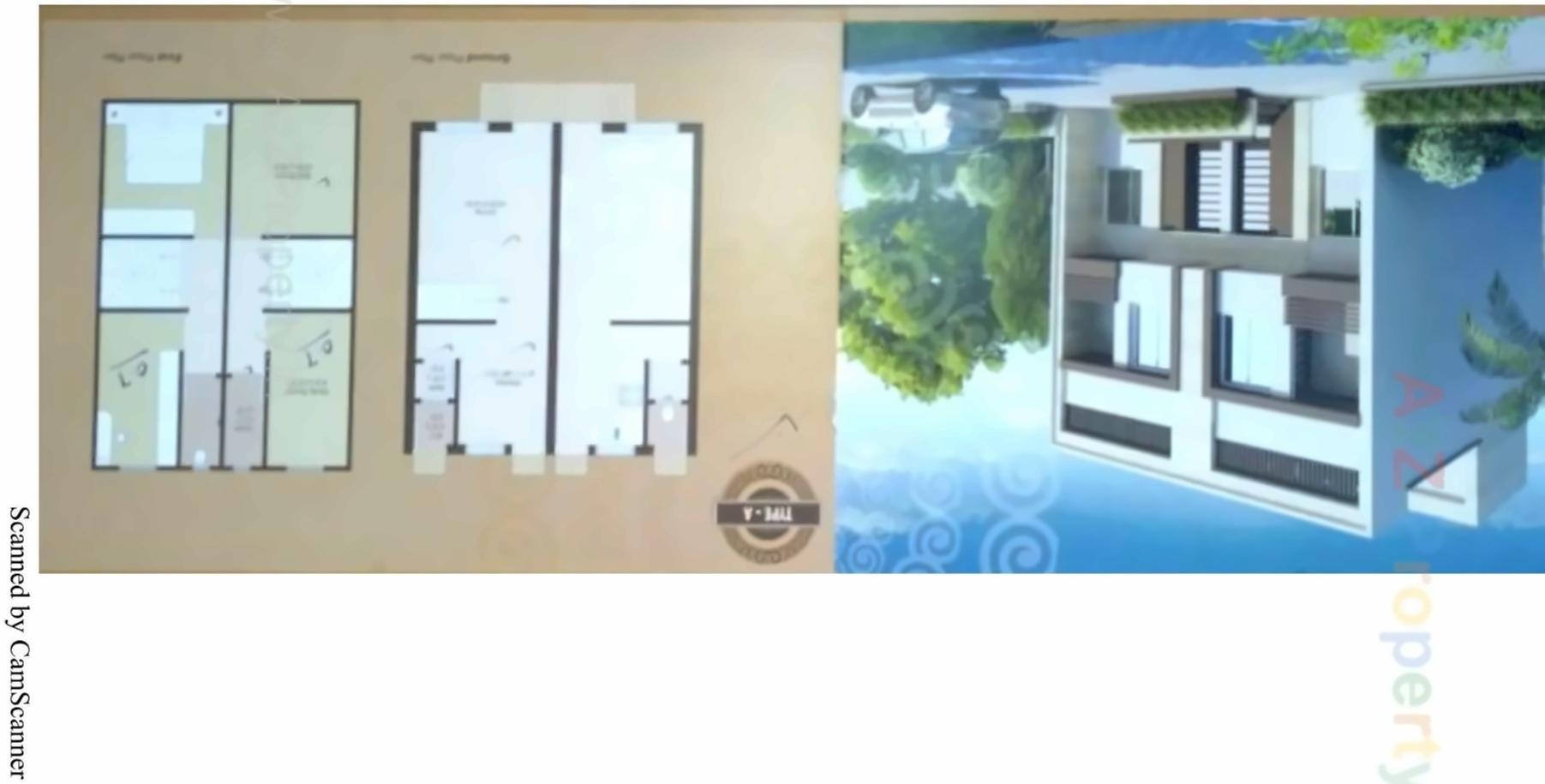 Layout of real estate project Balaji Nandan located at Waghodia, Vadodara, Gujarat