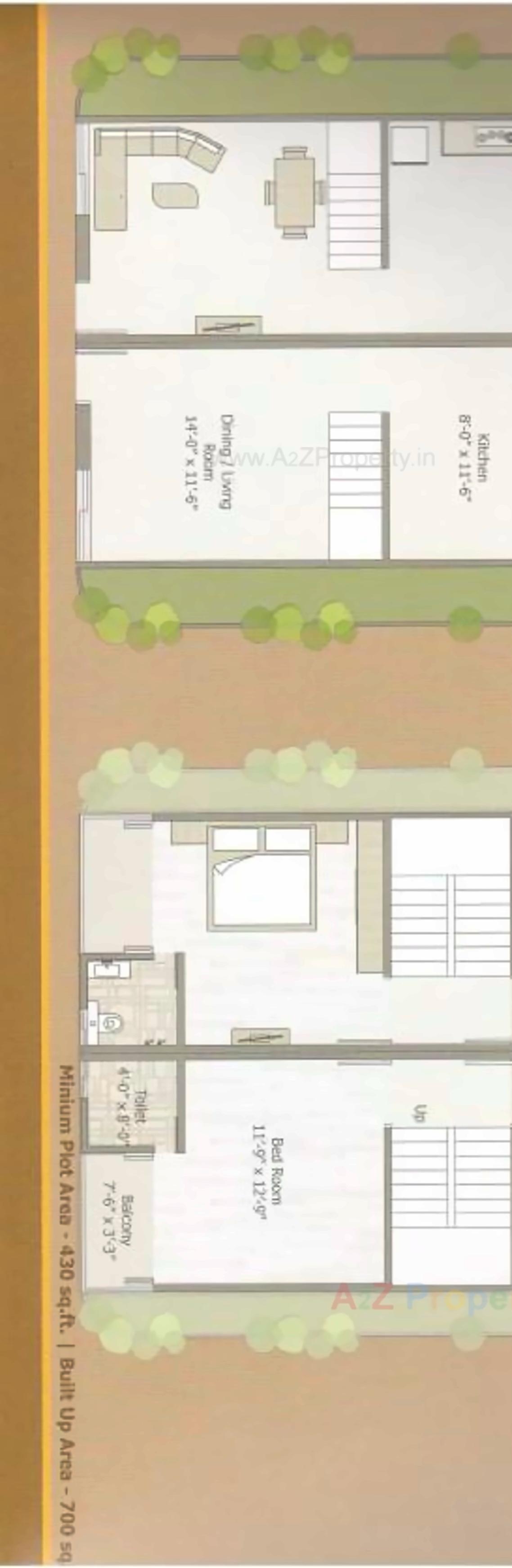 Layout of real estate project Balaji Residency located at Tarsali, Vadodara, Gujarat