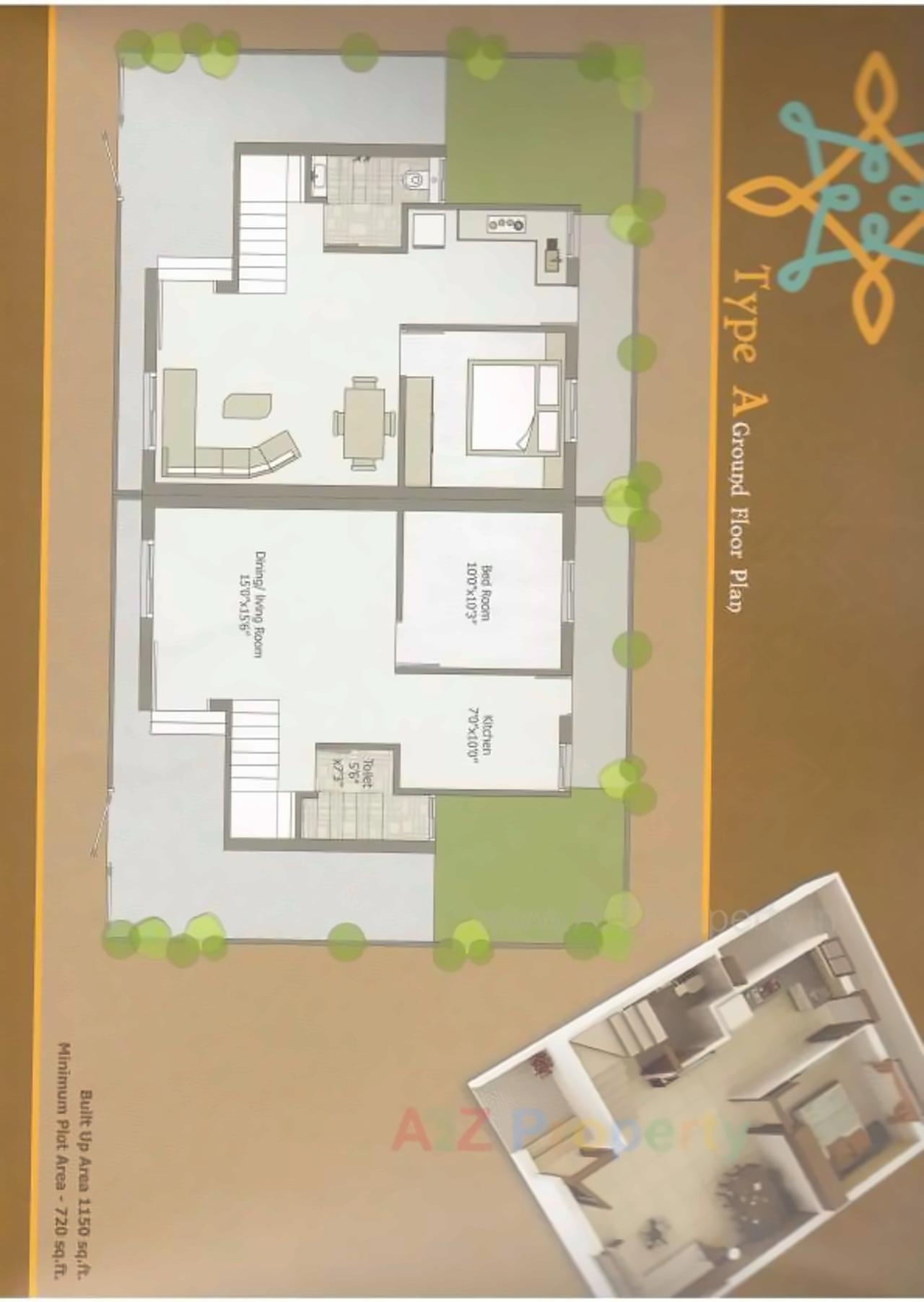 Layout of real estate project Balaji Residency located at Tarsali, Vadodara, Gujarat