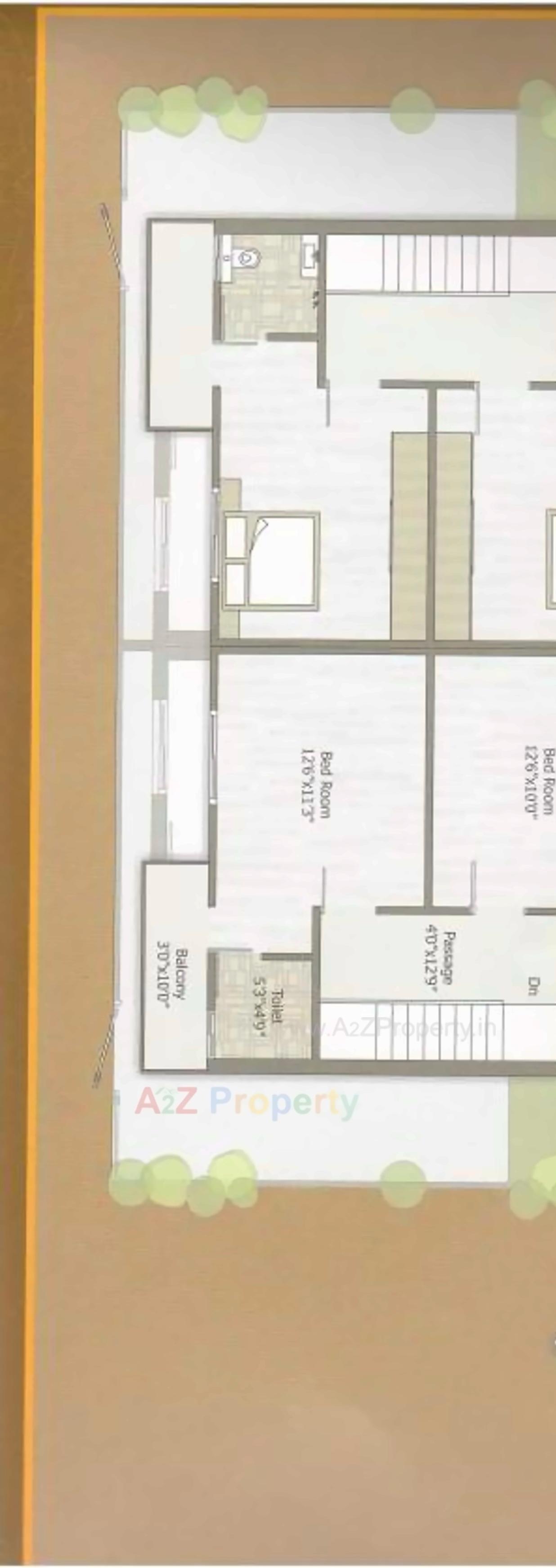 Layout of real estate project Balaji Residency located at Tarsali, Vadodara, Gujarat