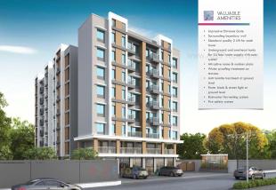 Elevation of real estate project Bansari Heights located at Bapod, Vadodara, Gujarat