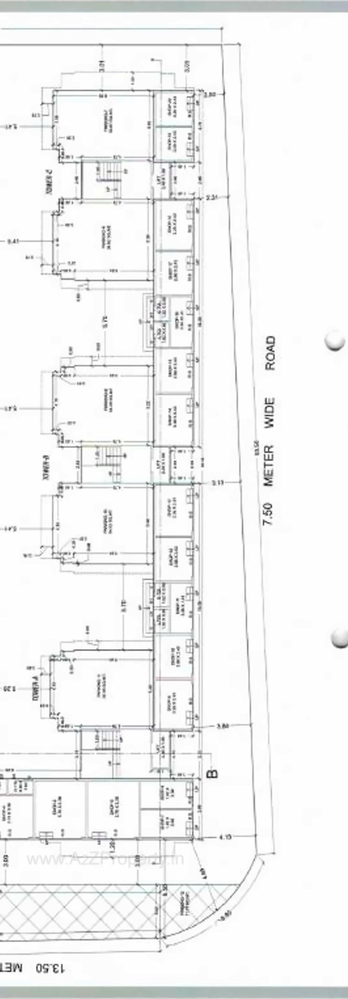 Layout of real estate project Bansari Square located at Savad, Vadodara, Gujarat