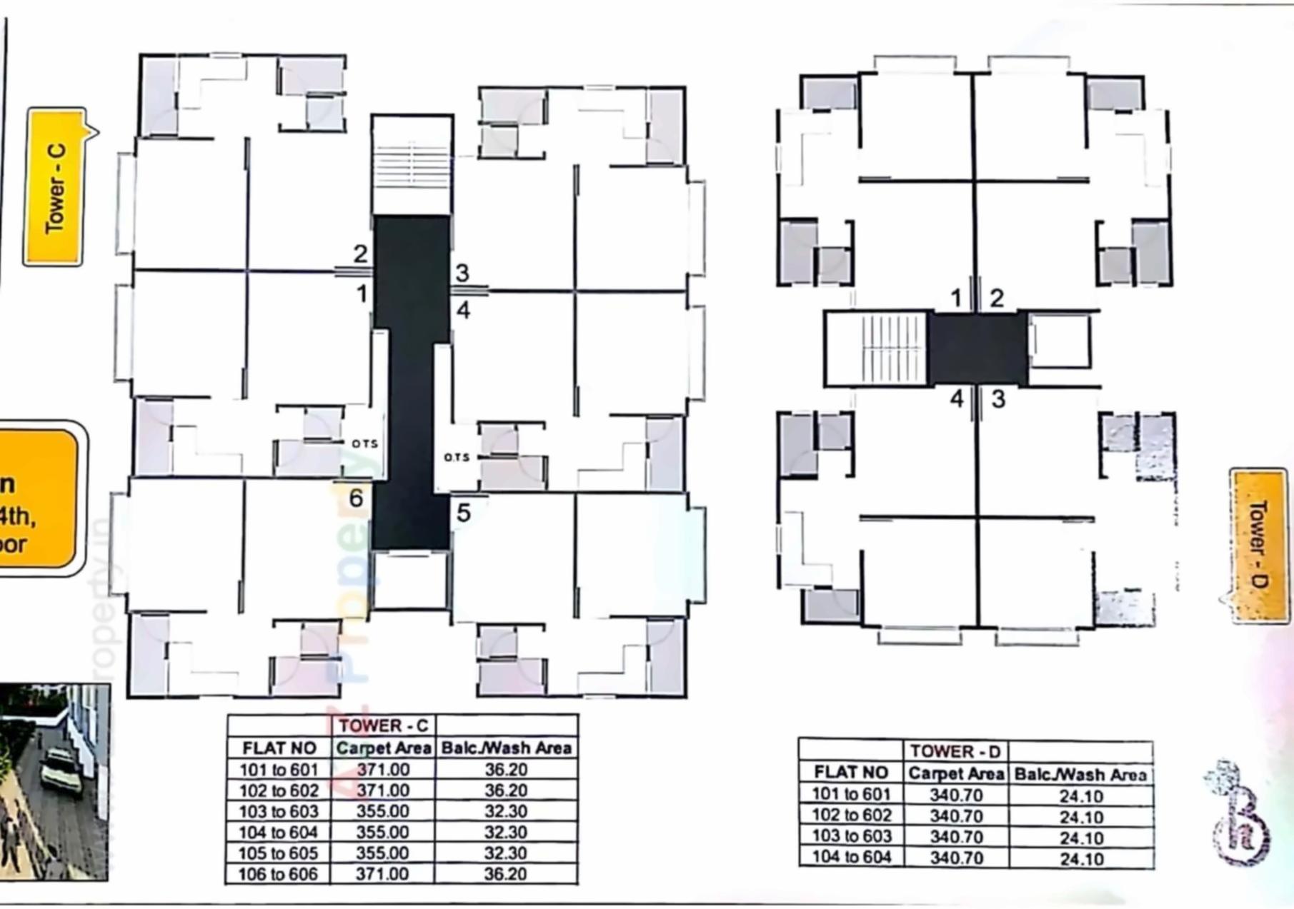 Layout of real estate project Bansi Heights located at Kasaba, Vadodara, Gujarat