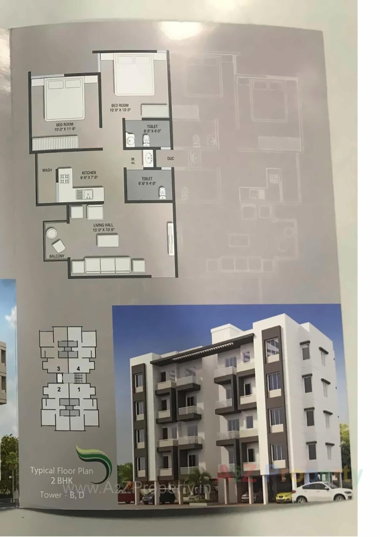 Layout of real estate project Barsana Residency located at Undera, Vadodara, Gujarat