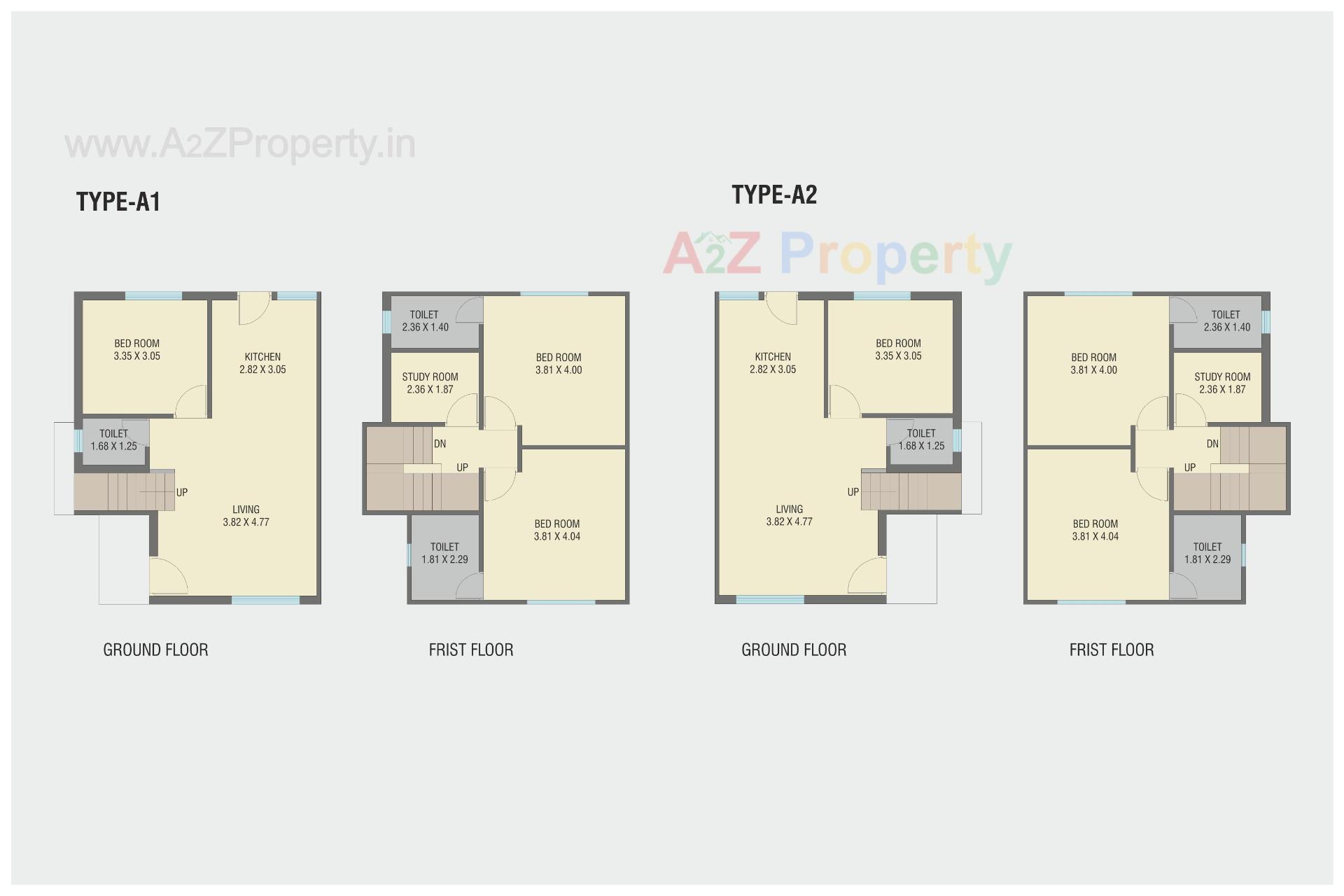 Layout of real estate project Bhagirath Residency located at Kapurai, Vadodara, Gujarat