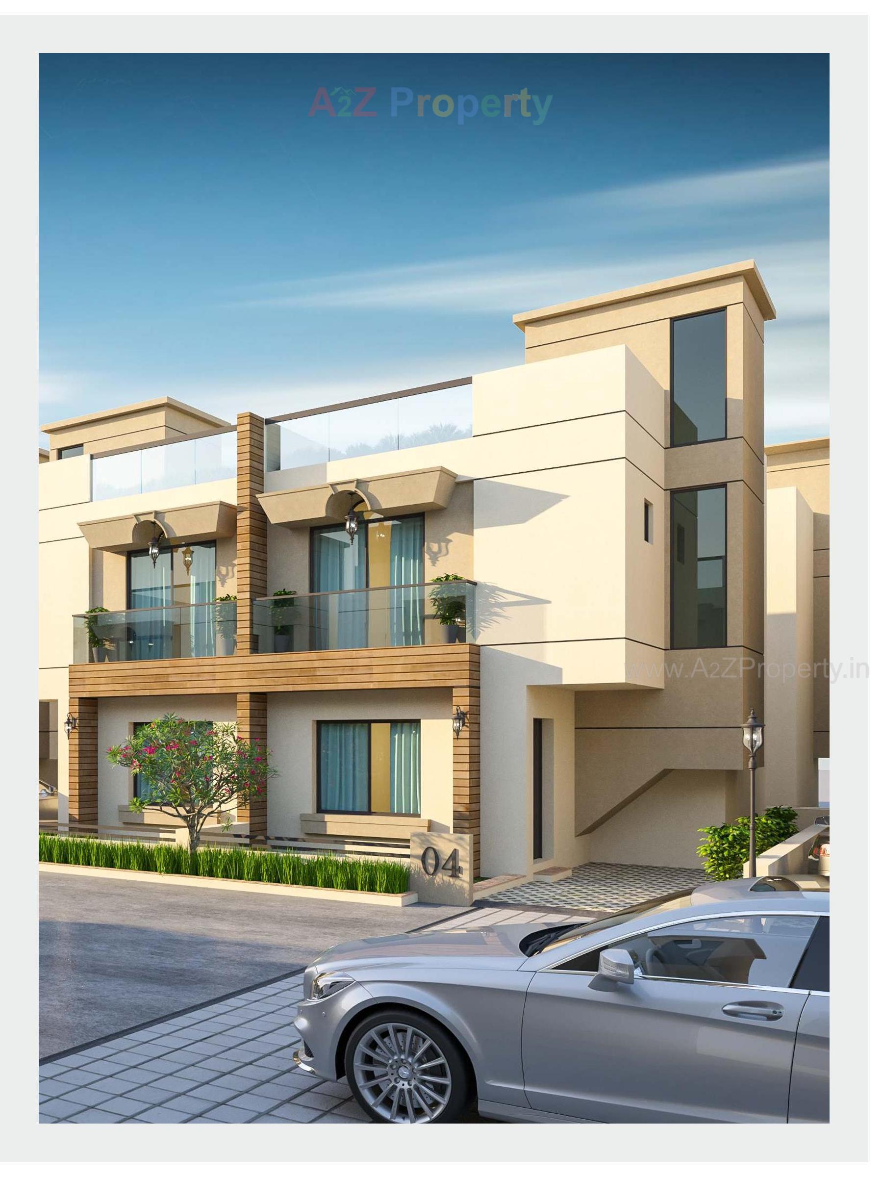 3D Elevation of real estate project Bhagirath Residency located at Kapurai, Vadodara, Gujarat
