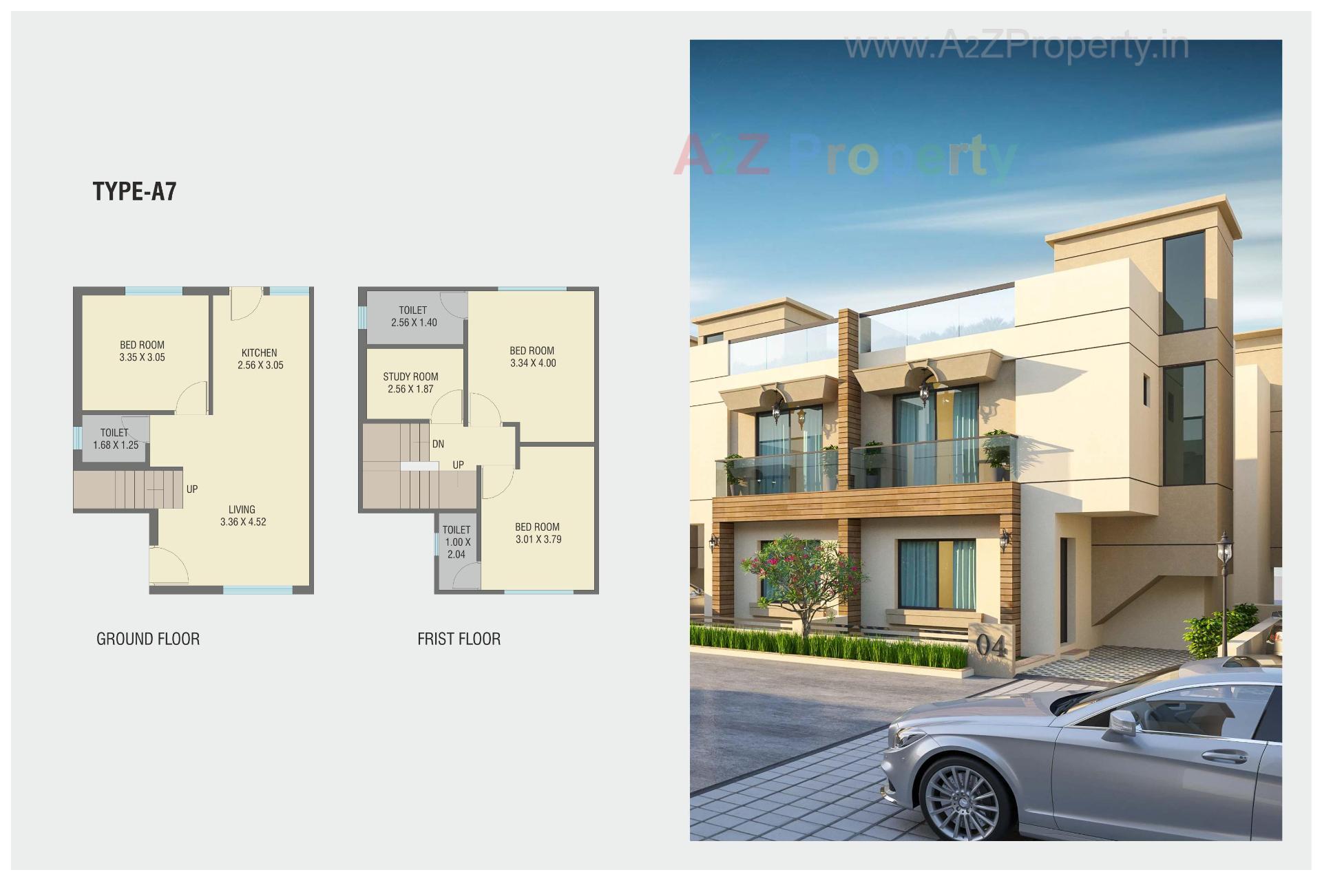 Layout of real estate project Bhagirath Residency located at Kapurai, Vadodara, Gujarat