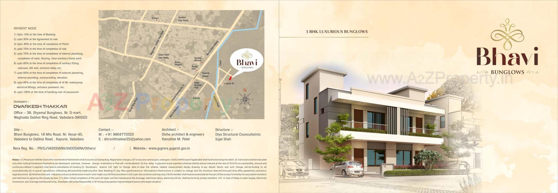  of real estate project Bhavi Bungalows located at Kapurai, Vadodara, Gujarat