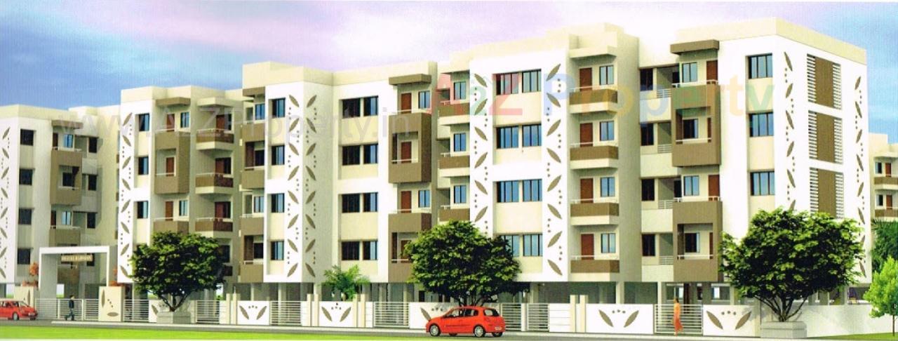 3D Elevation of real estate project Bhavya Darshan located at Tarsali, Vadodara, Gujarat