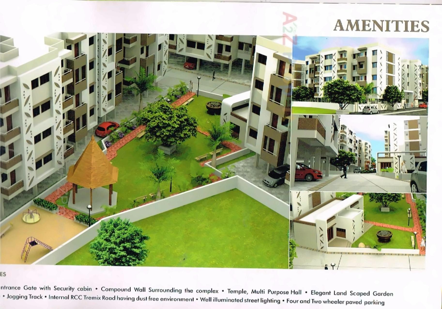 3D Elevation of real estate project Bhavya Darshan located at Tarsali, Vadodara, Gujarat