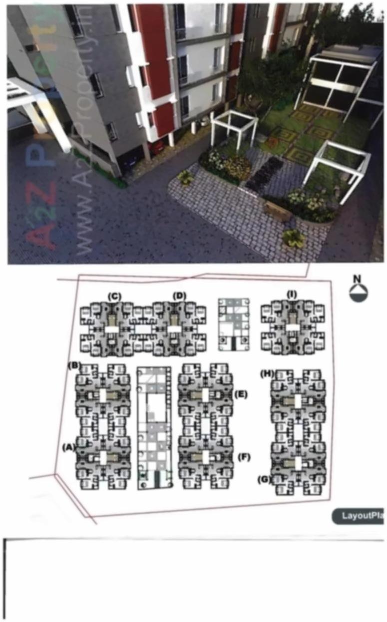 Layout of real estate project Bhavyam Homes located at Atladara, Vadodara, Gujarat
