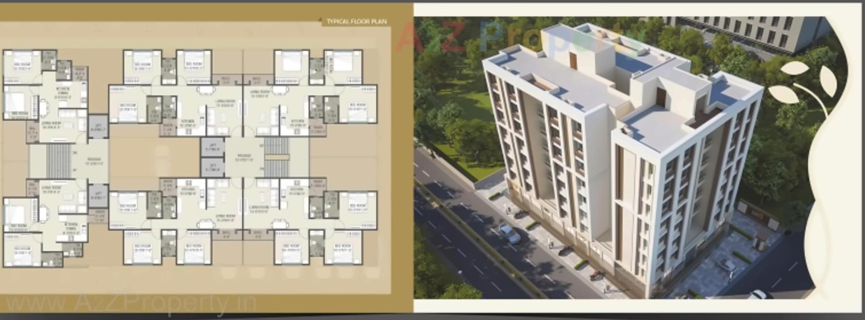 Layout of real estate project Bliss Avenue located at Vadodara, Vadodara, Gujarat