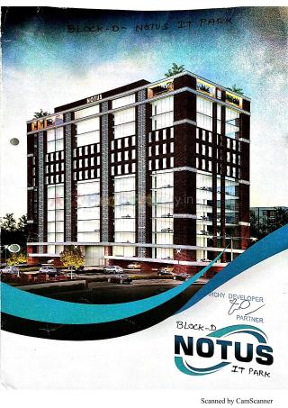 Elevation of real estate project Block D Notus It Park located at Wadi-subhanpura, Vadodara, Gujarat