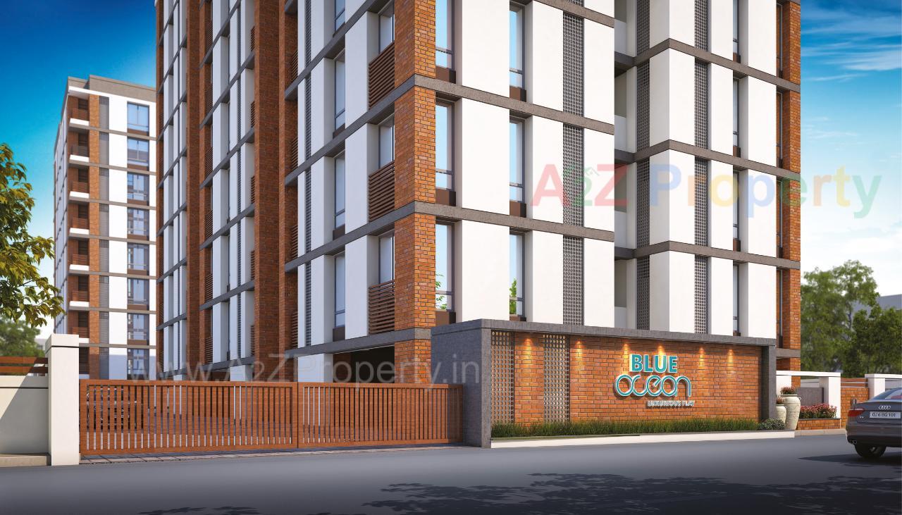 3D Elevation of real estate project Blue Ocean located at Harni, Vadodara, Gujarat