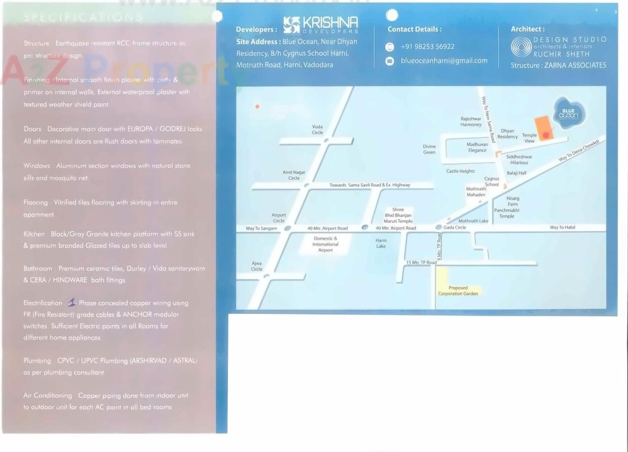  of real estate project Blue Ocean located at Harni, Vadodara, Gujarat