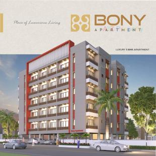Elevation of real estate project Bony Apartment located at Kasba, Vadodara, Gujarat
