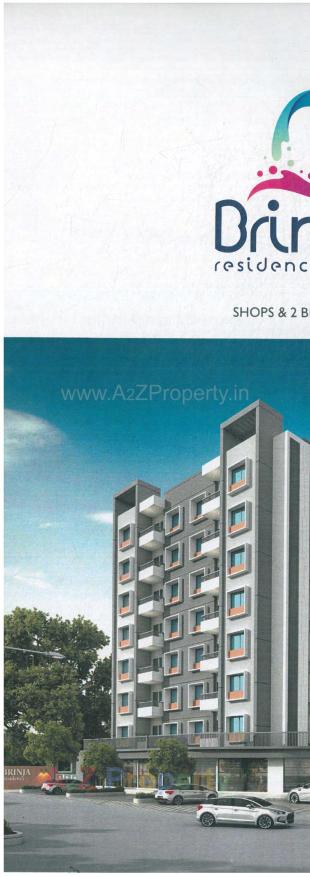Elevation of real estate project Brinja Residency located at Chikhodra, Vadodara, Gujarat