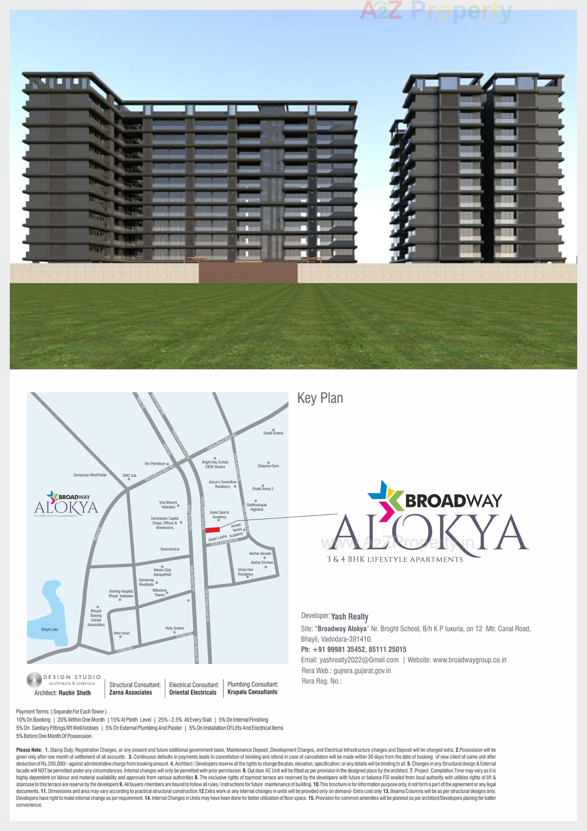  of real estate project Broadway Alokya located at Bhayli, Vadodara, Gujarat