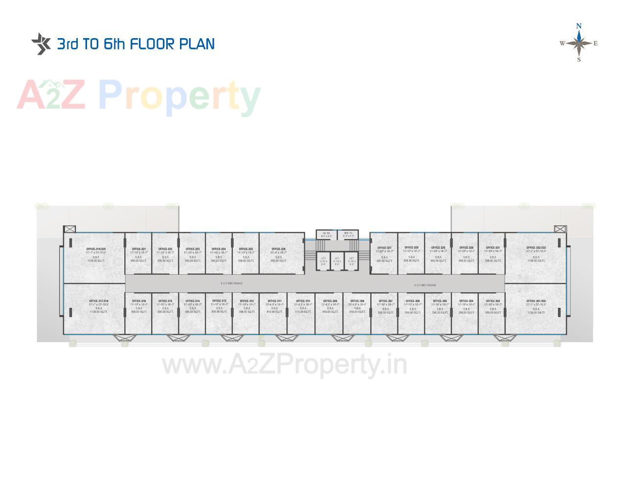 3D Elevation of real estate project Broadway Empire located at Gotri, Vadodara, Gujarat