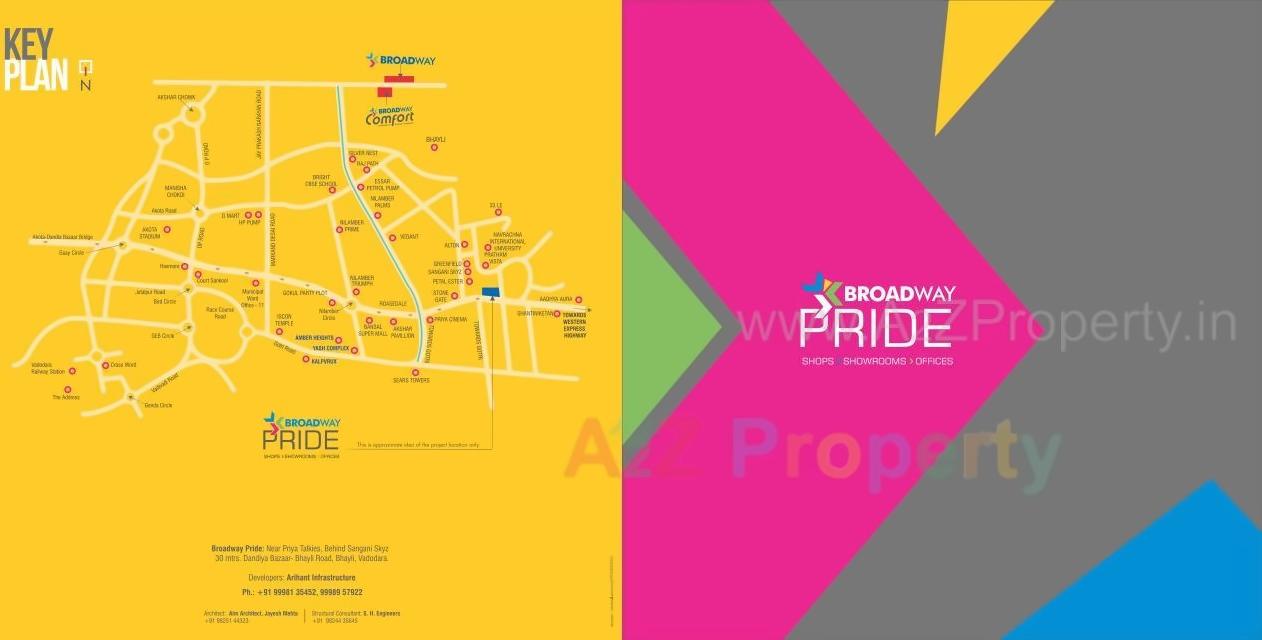  of real estate project Broadway Pride located at Sevasi, Vadodara, Gujarat