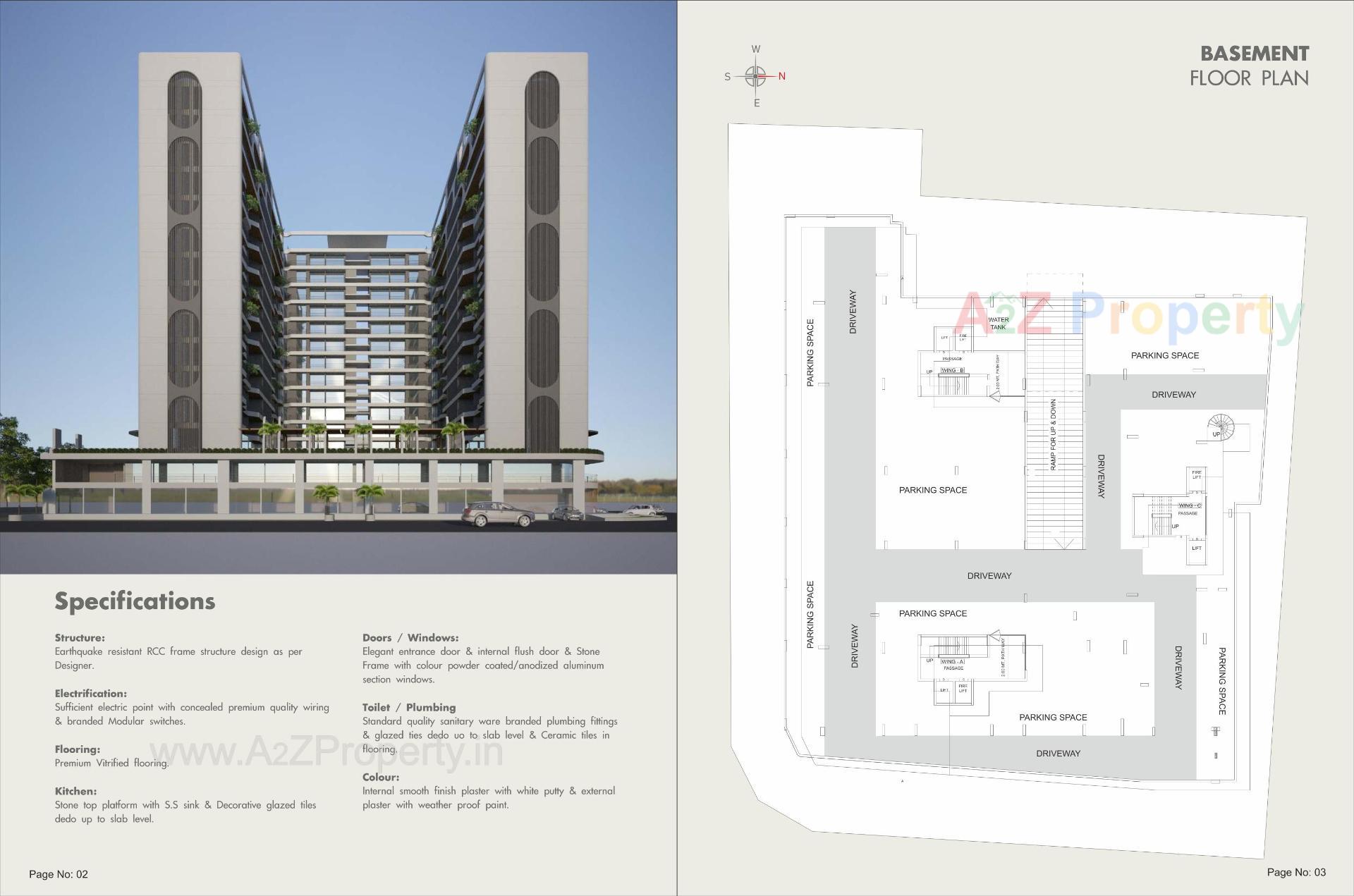  of real estate project Broadway Skycourt located at Sevasi, Vadodara, Gujarat