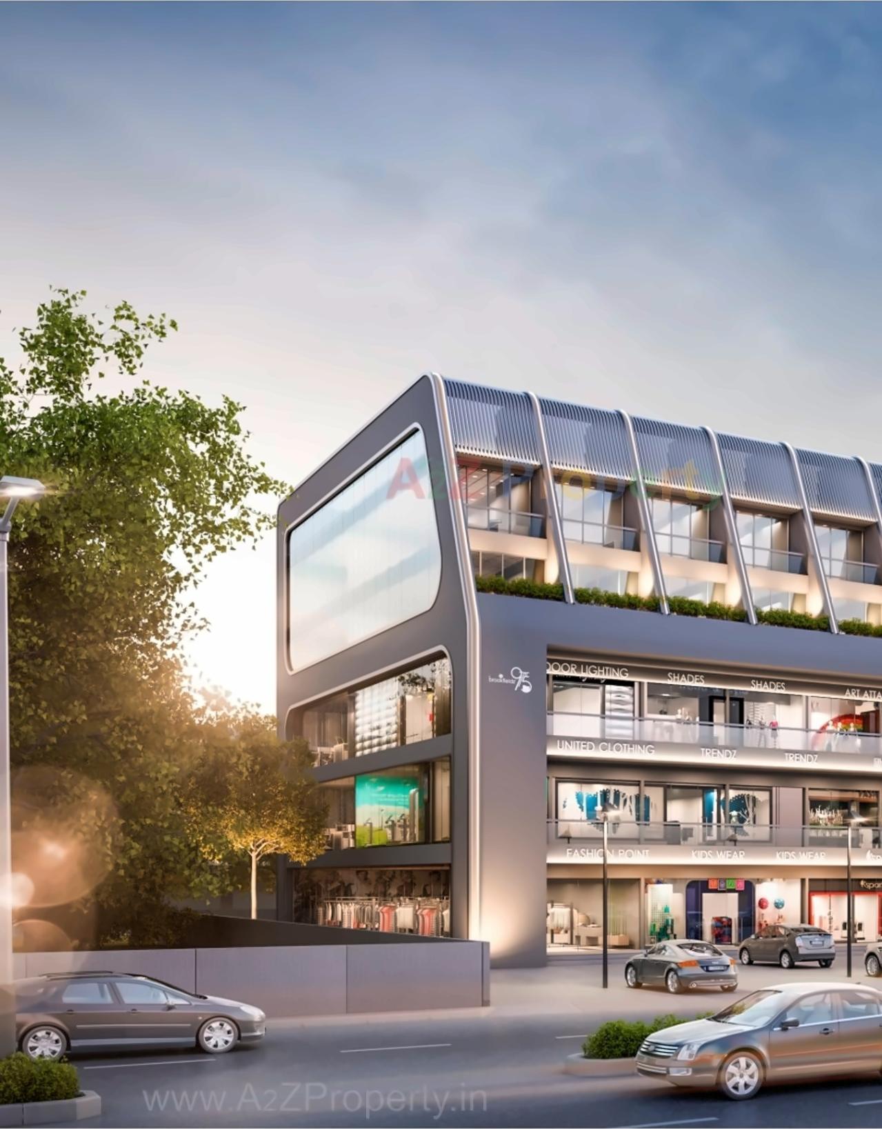 3D Elevation of real estate project Brookfieldz 9 To located at Gorwa, Vadodara, Gujarat