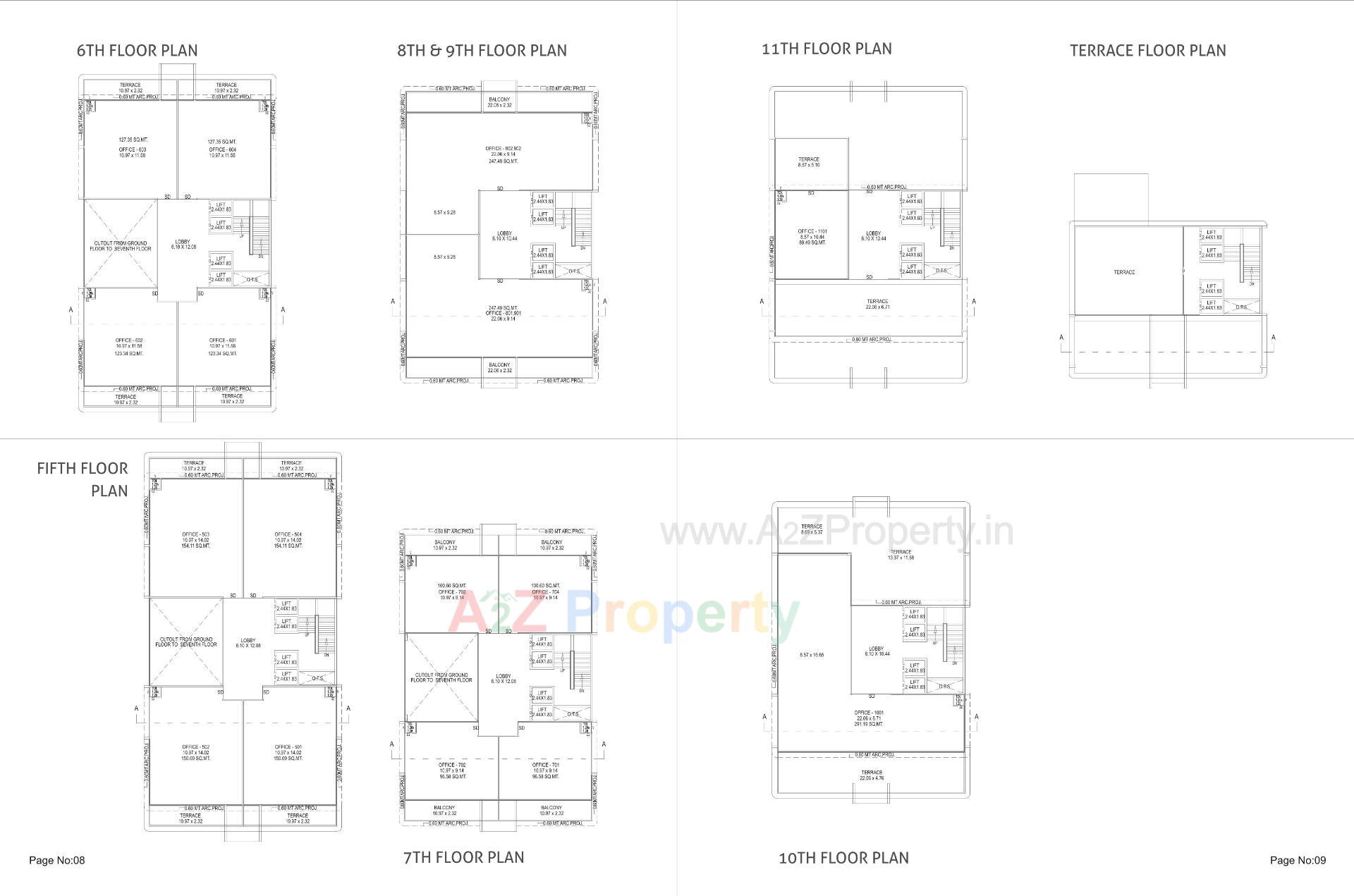 Layout of real estate project Brownleaf Allure located at Sevasi, Vadodara, Gujarat