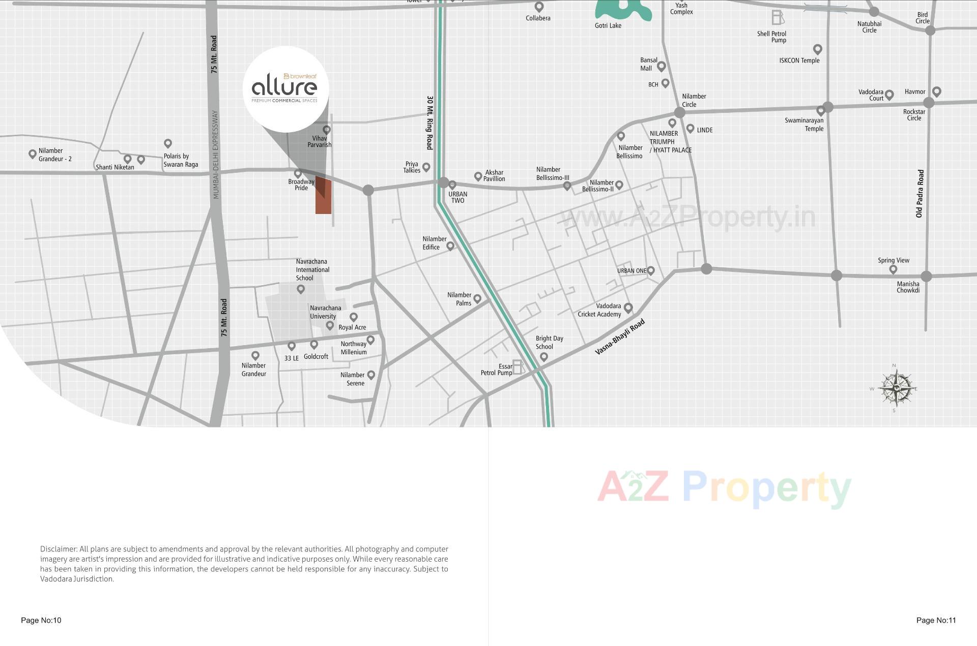  of real estate project Brownleaf Allure located at Sevasi, Vadodara, Gujarat