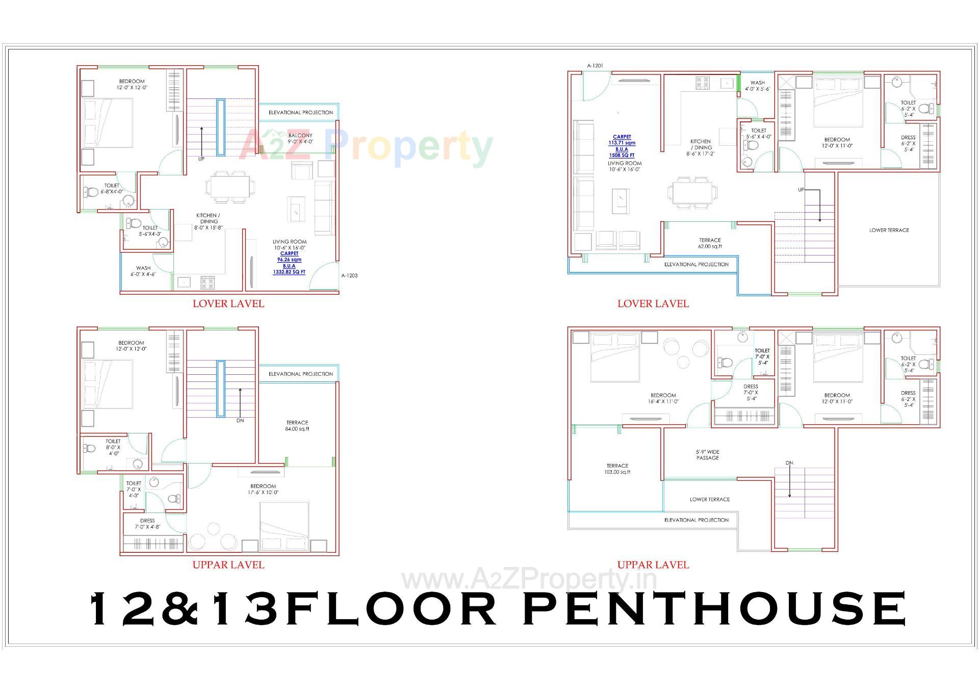 Layout of real estate project Burhani Plaza located at Sayajipura, Vadodara, Gujarat