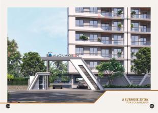 Elevation of real estate project Caladium Green located at Bhayli, Vadodara, Gujarat