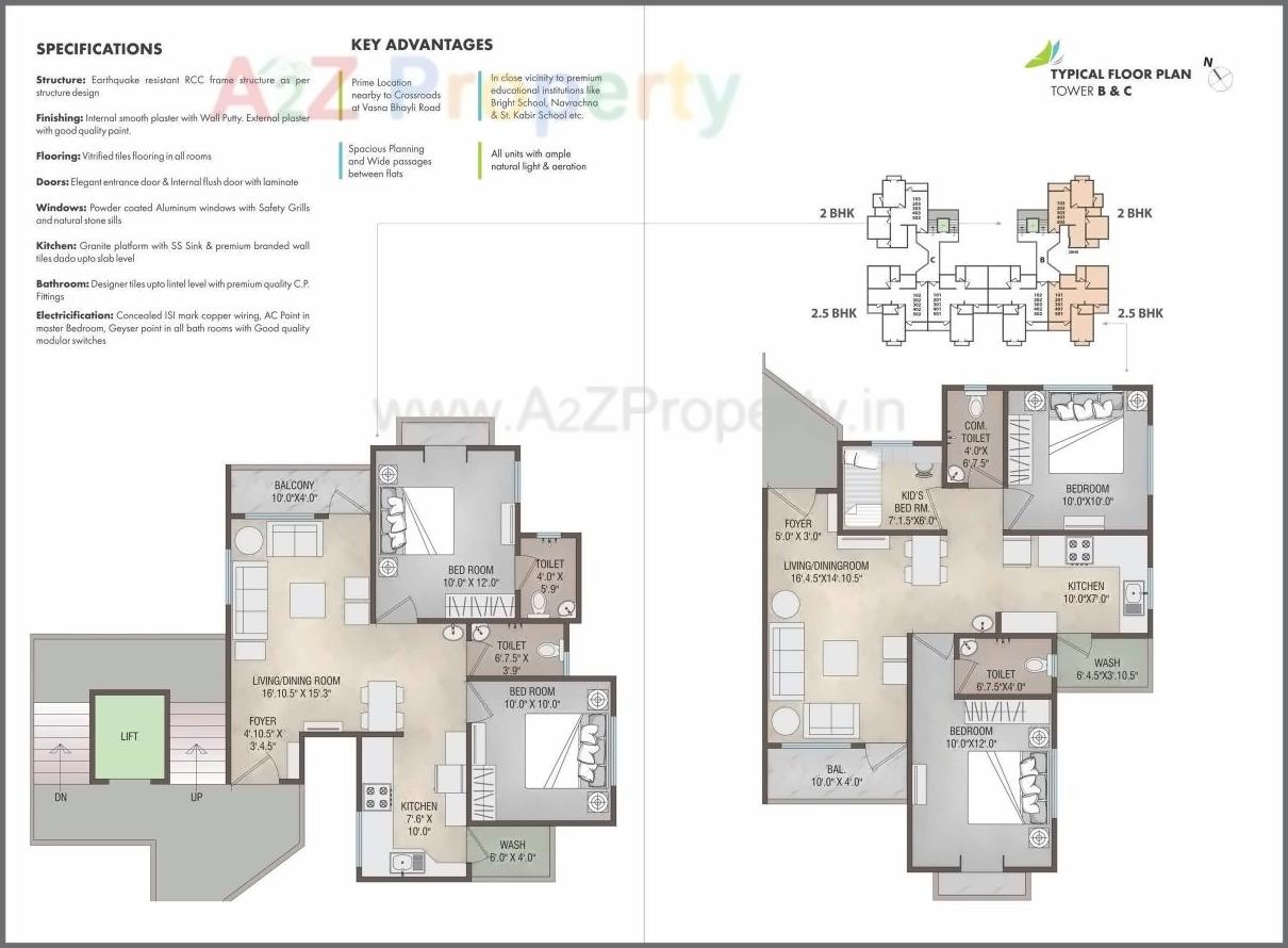 Layout of real estate project Calisto located at Bhayli, Vadodara, Gujarat