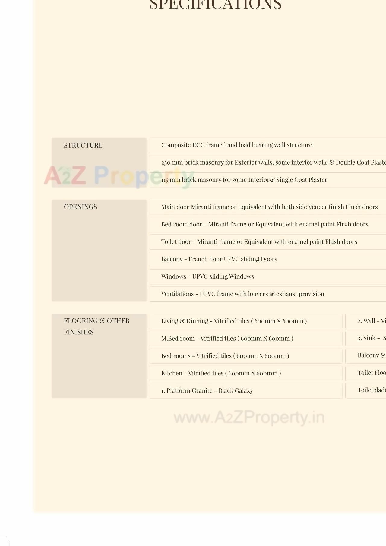 Project Specifications