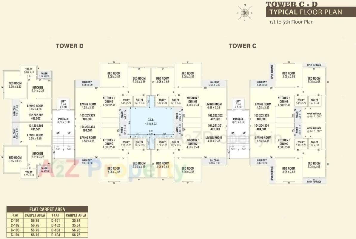 Layout of real estate project Castle Pearl located at Sevasi, Vadodara, Gujarat