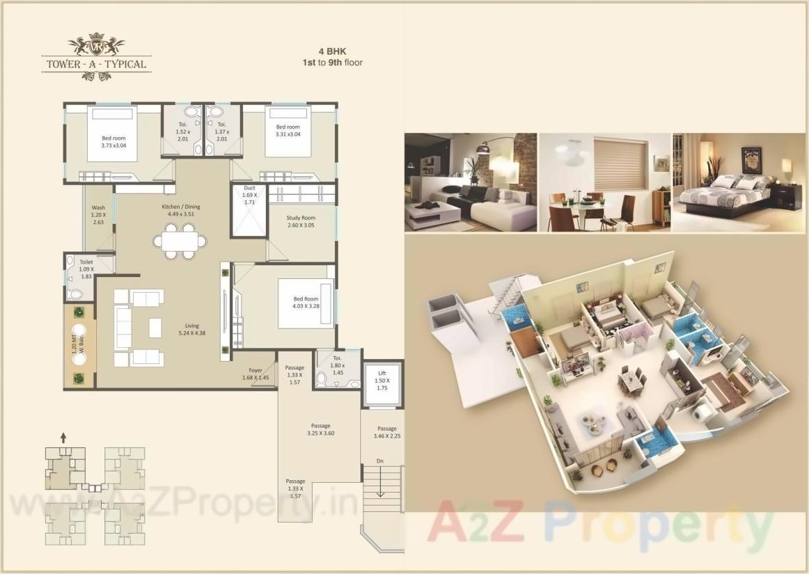 Layout of real estate project Celebrity Luxuria located at Atladara, Vadodara, Gujarat