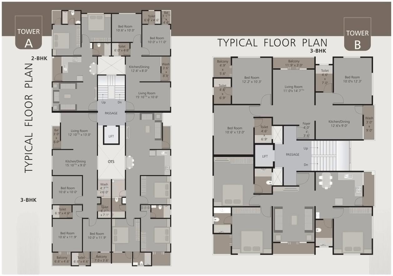 Layout of real estate project Central Park located at Vadodara, Vadodara, Gujarat
