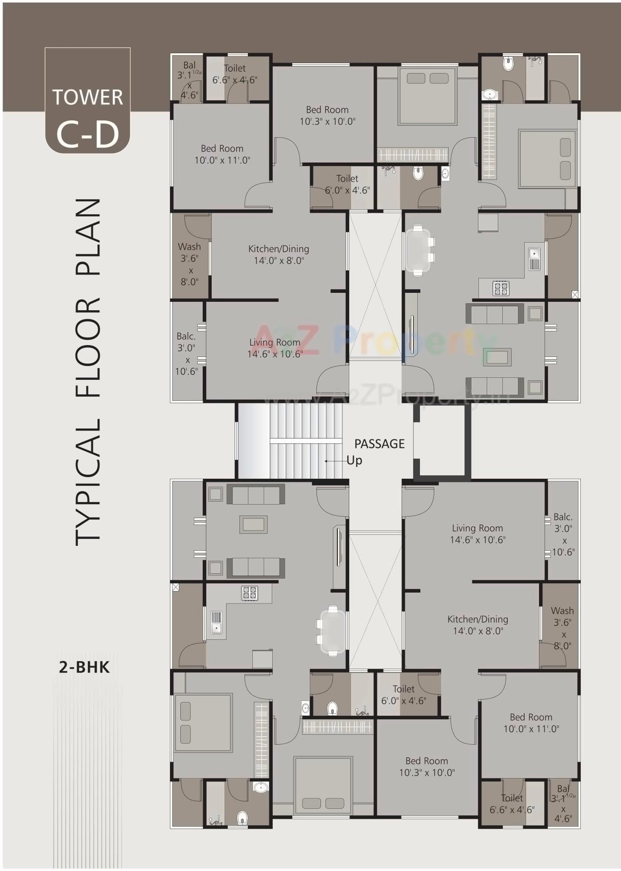 Layout of real estate project Central Park located at Vadodara, Vadodara, Gujarat