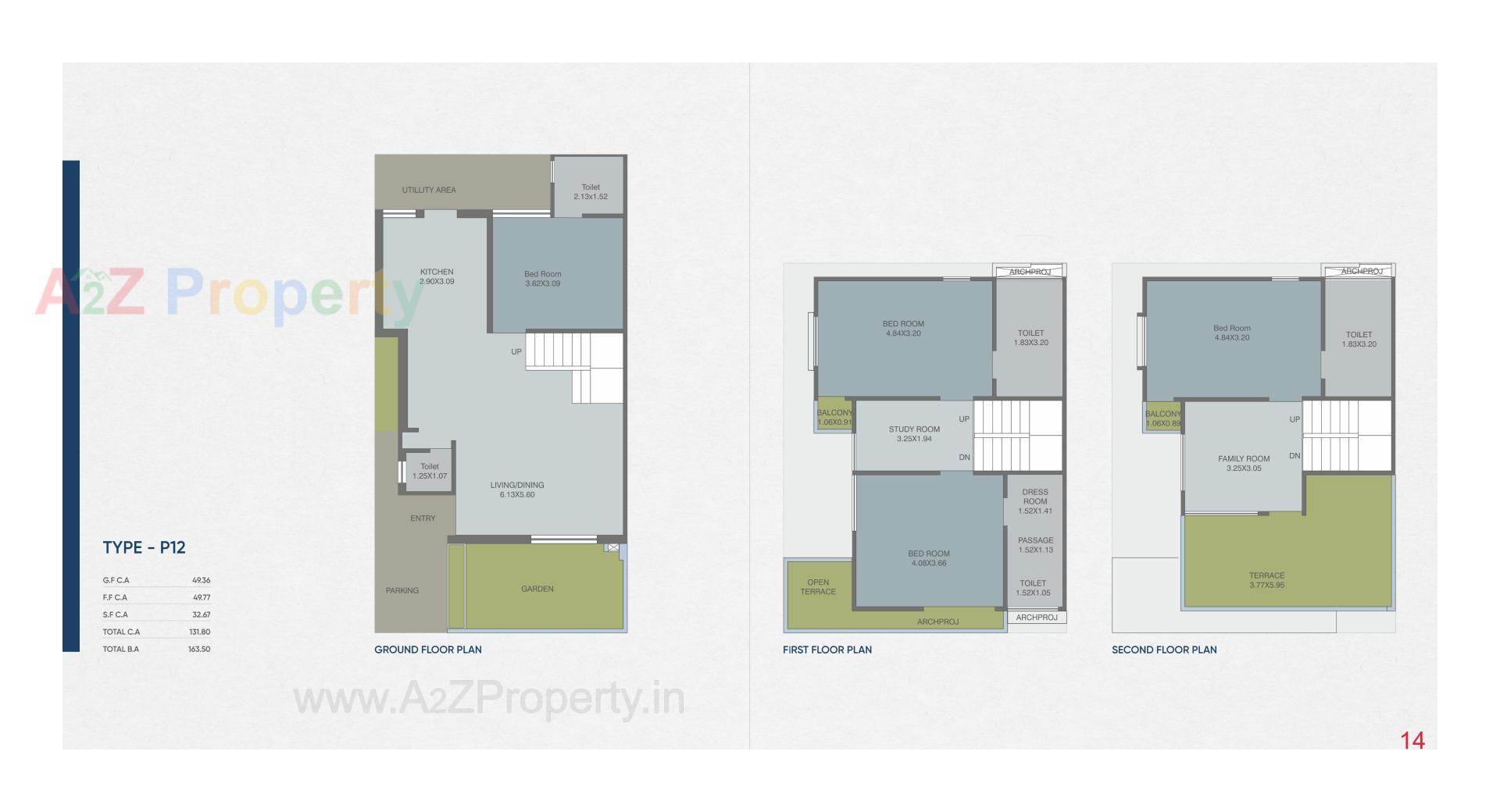 Layout of real estate project Ciel located at Kalali, Vadodara, Gujarat