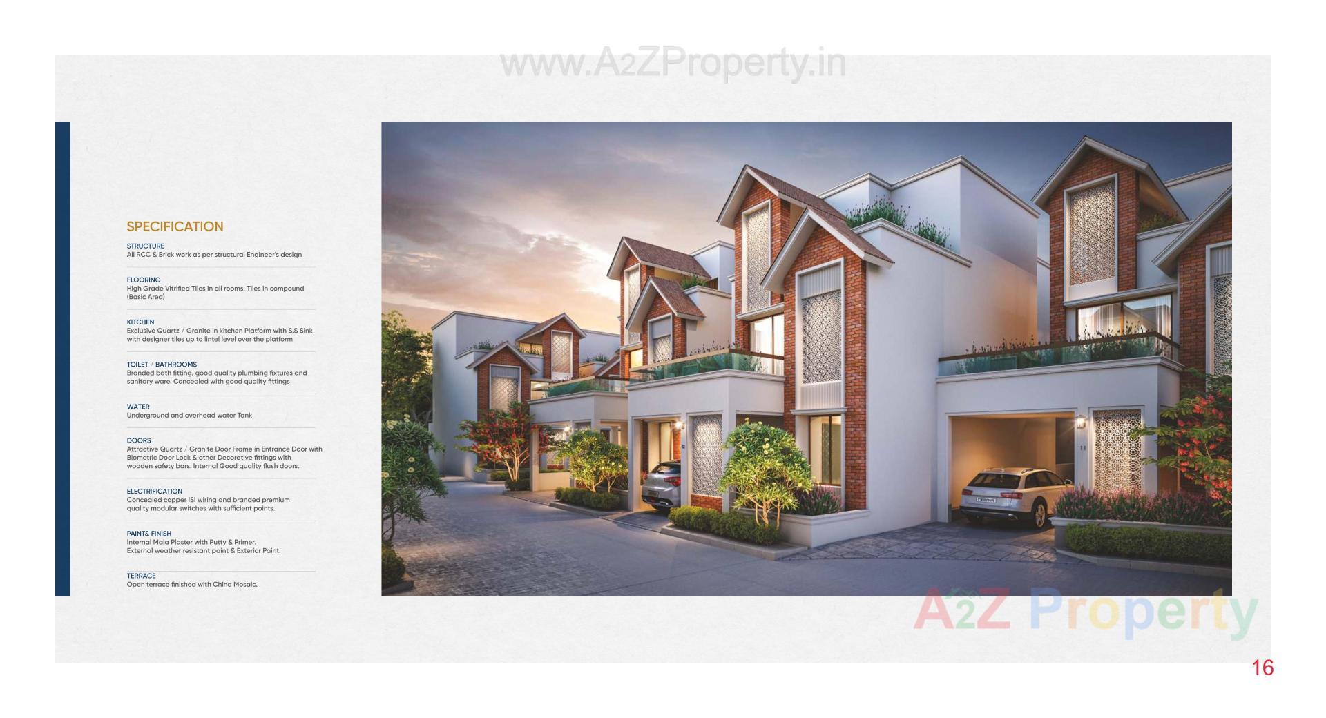 3D Elevation of real estate project Ciel located at Kalali, Vadodara, Gujarat