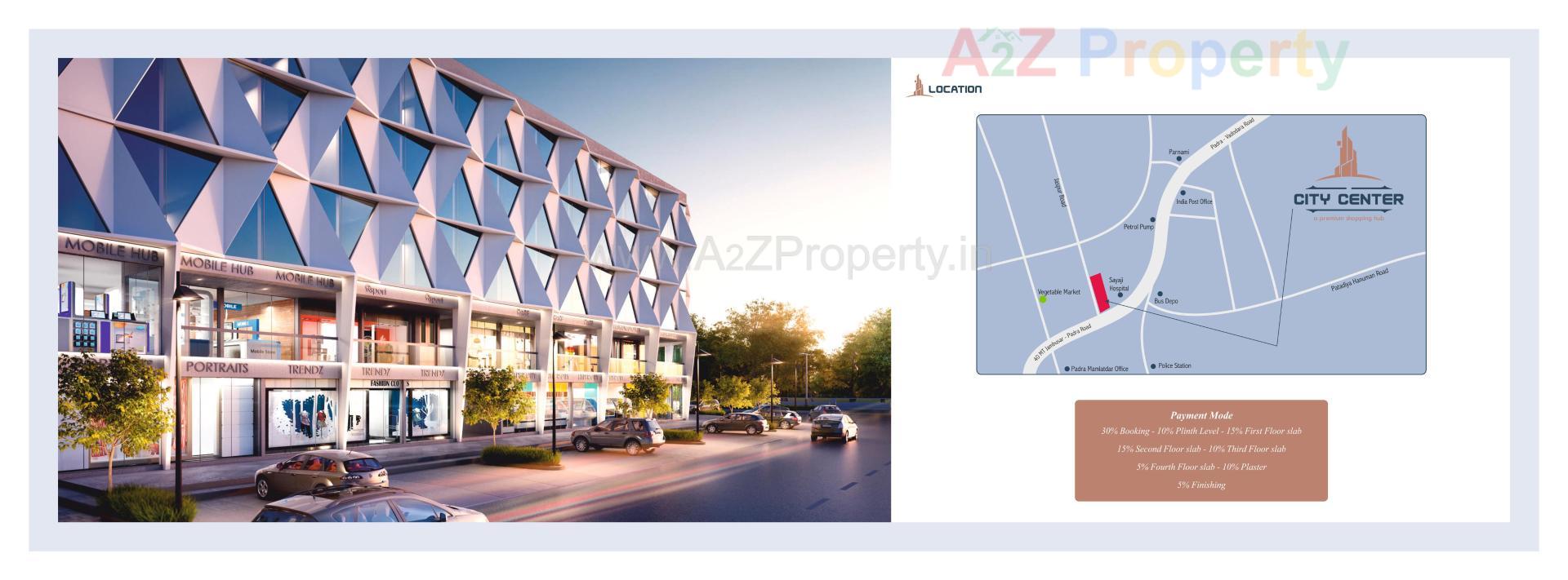  of real estate project City Center located at Padra, Vadodara, Gujarat