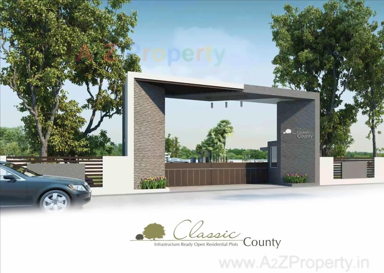 3D Elevation of real estate project Classic County located at Bhayli, Vadodara, Gujarat