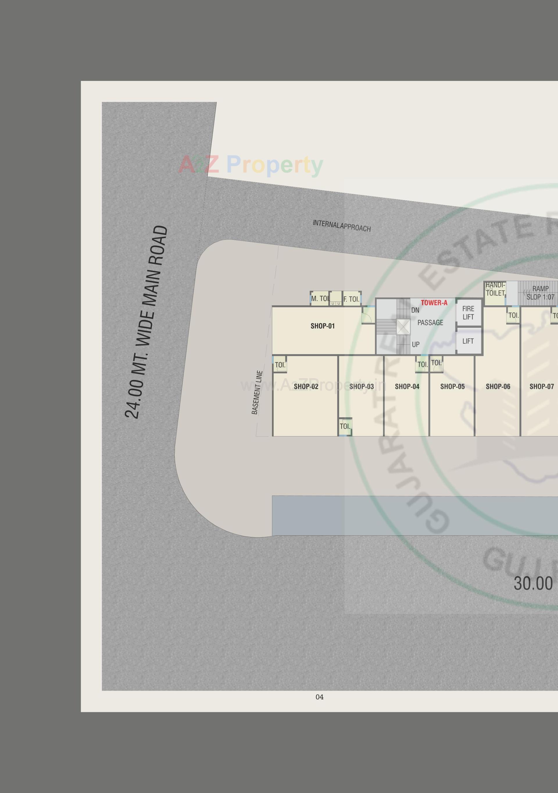 Layout of real estate project Coral located at Chhani, Vadodara, Gujarat