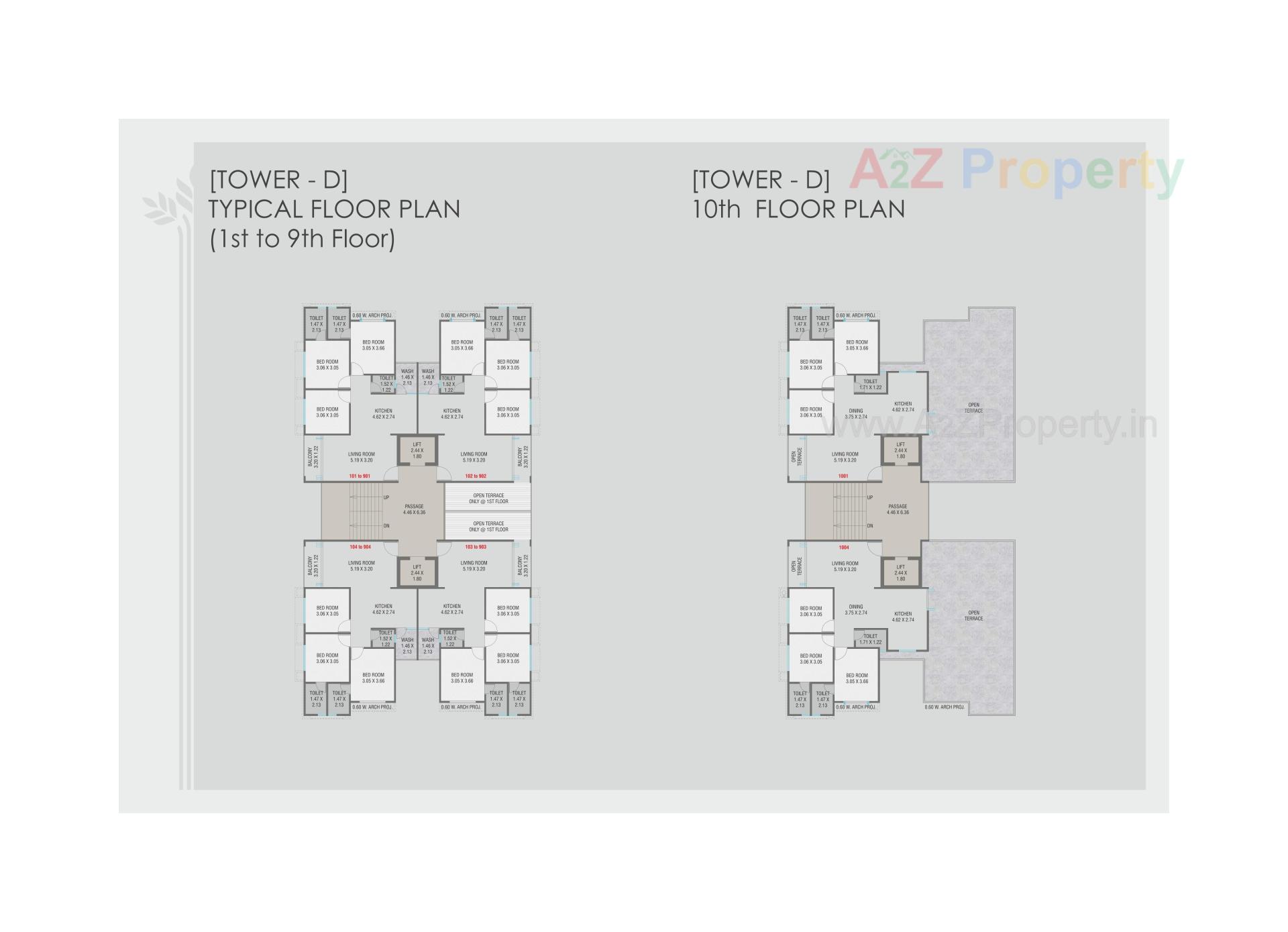 Layout of real estate project Courtyard 1 located at Sevasi, Vadodara, Gujarat